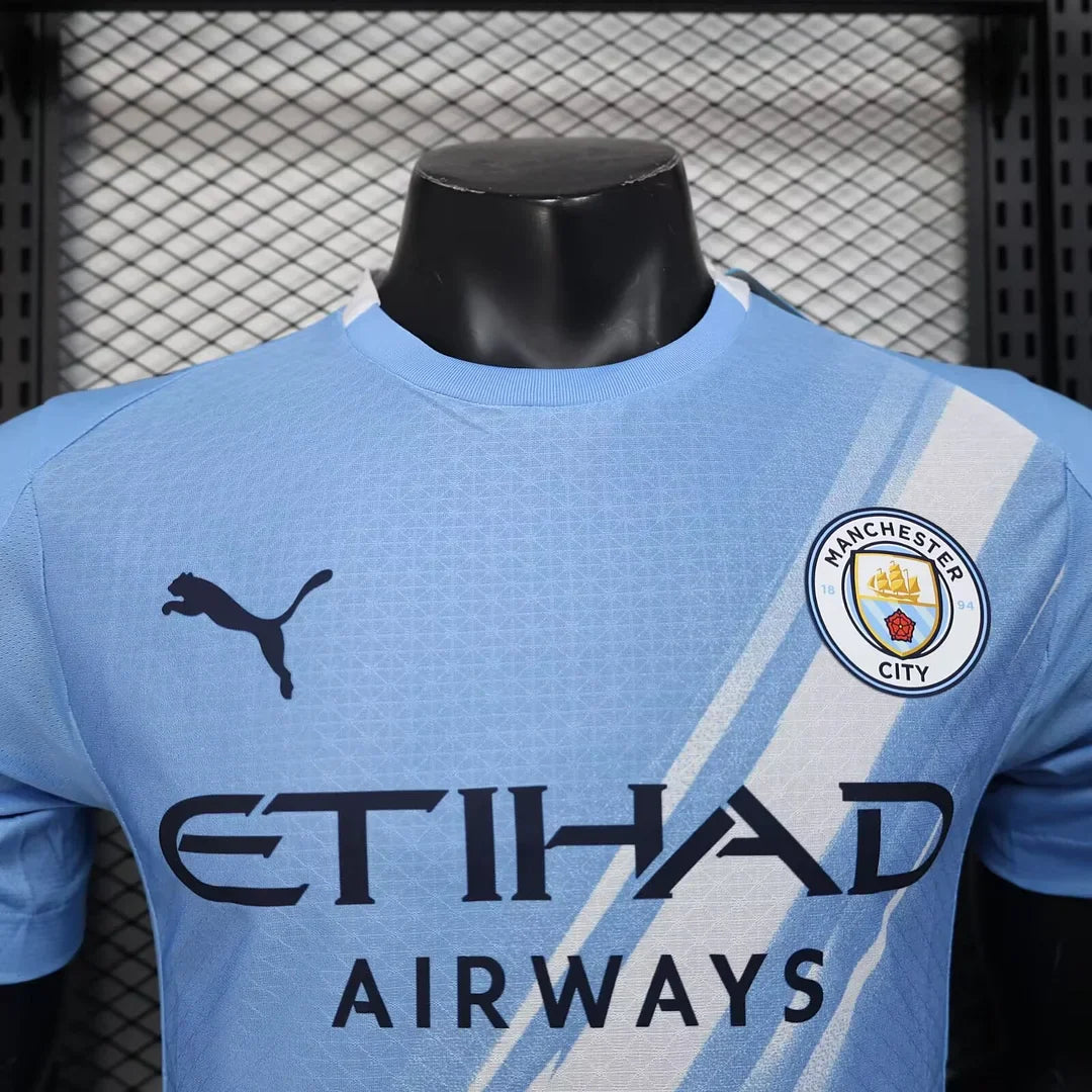 2025/2026 Manchester City Home Football Shirt - Player Version