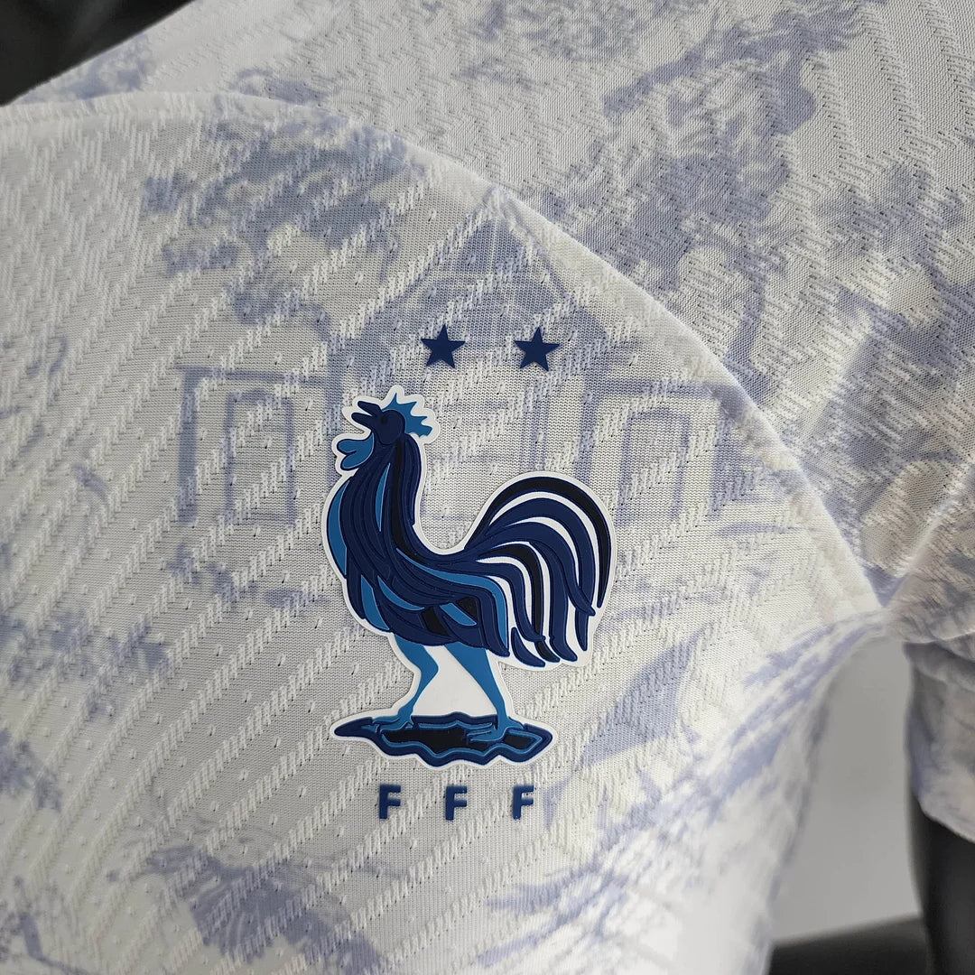 2022 FIFA World Cup France Away White Football Shirt - Player Version