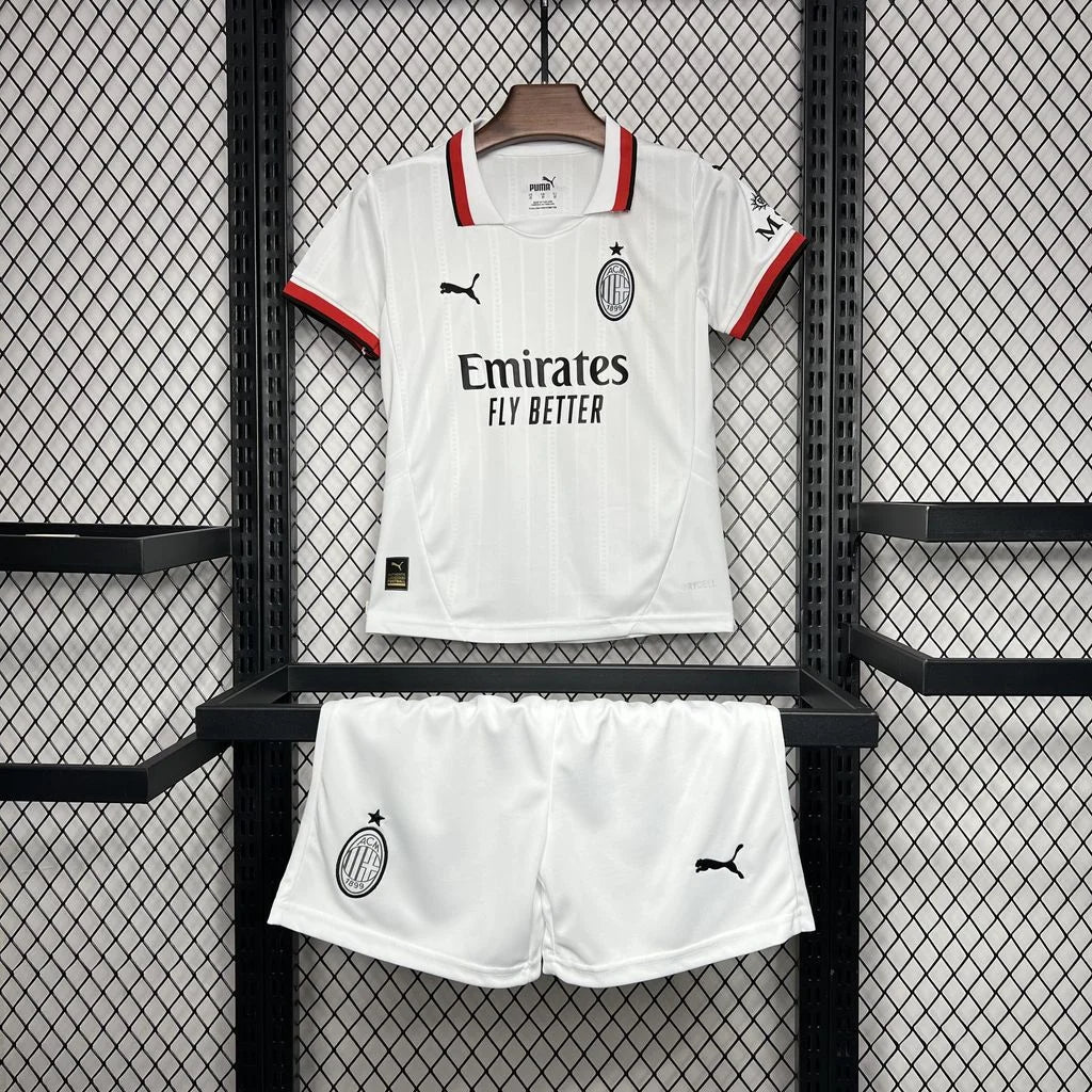 2024/2025 AC Milan Away Football Shirt Kids Size