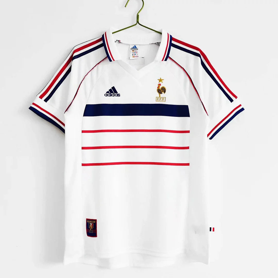 1998 Retro France Away Football Shirt