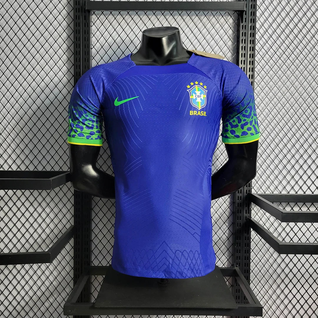 2022 World Cup Brazil Away Football Shirt - Player Version