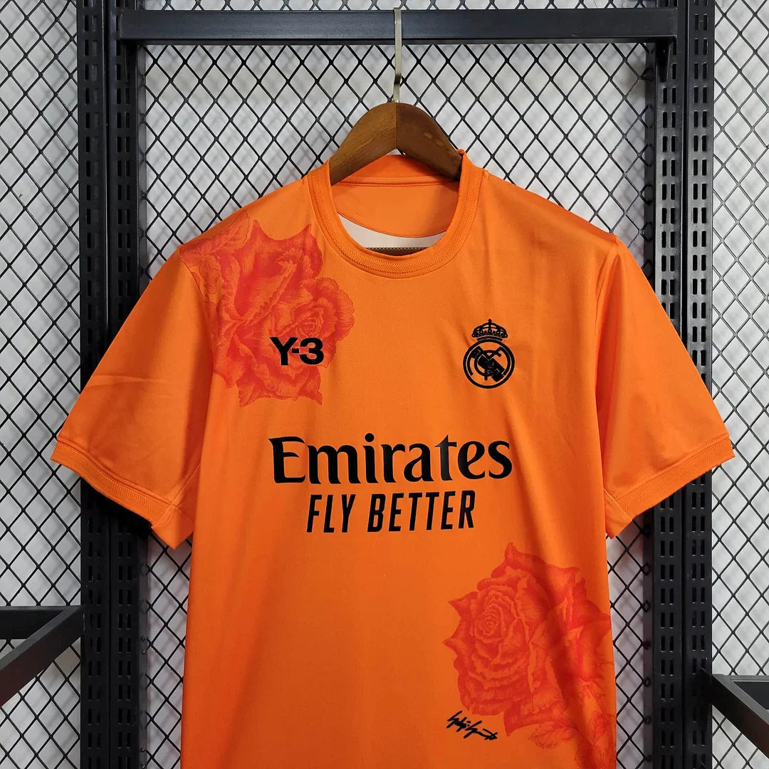 2024/2025 Real Madrid Y-3 Special Edition Orange Football Shirt