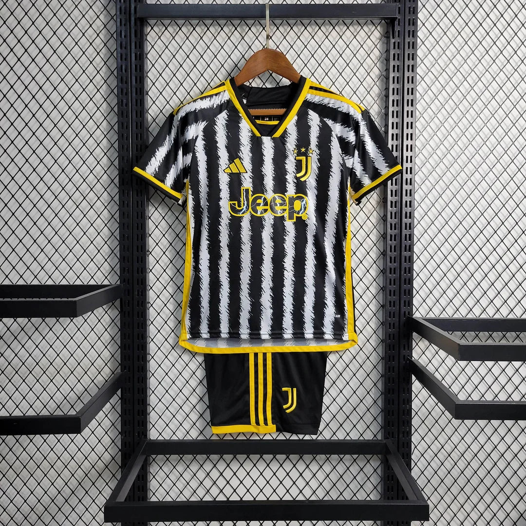 2023/2024 Juventus Home Football Shirt Kids Size