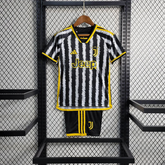 2023/2024 Juventus Home Football Shirt Kids Size