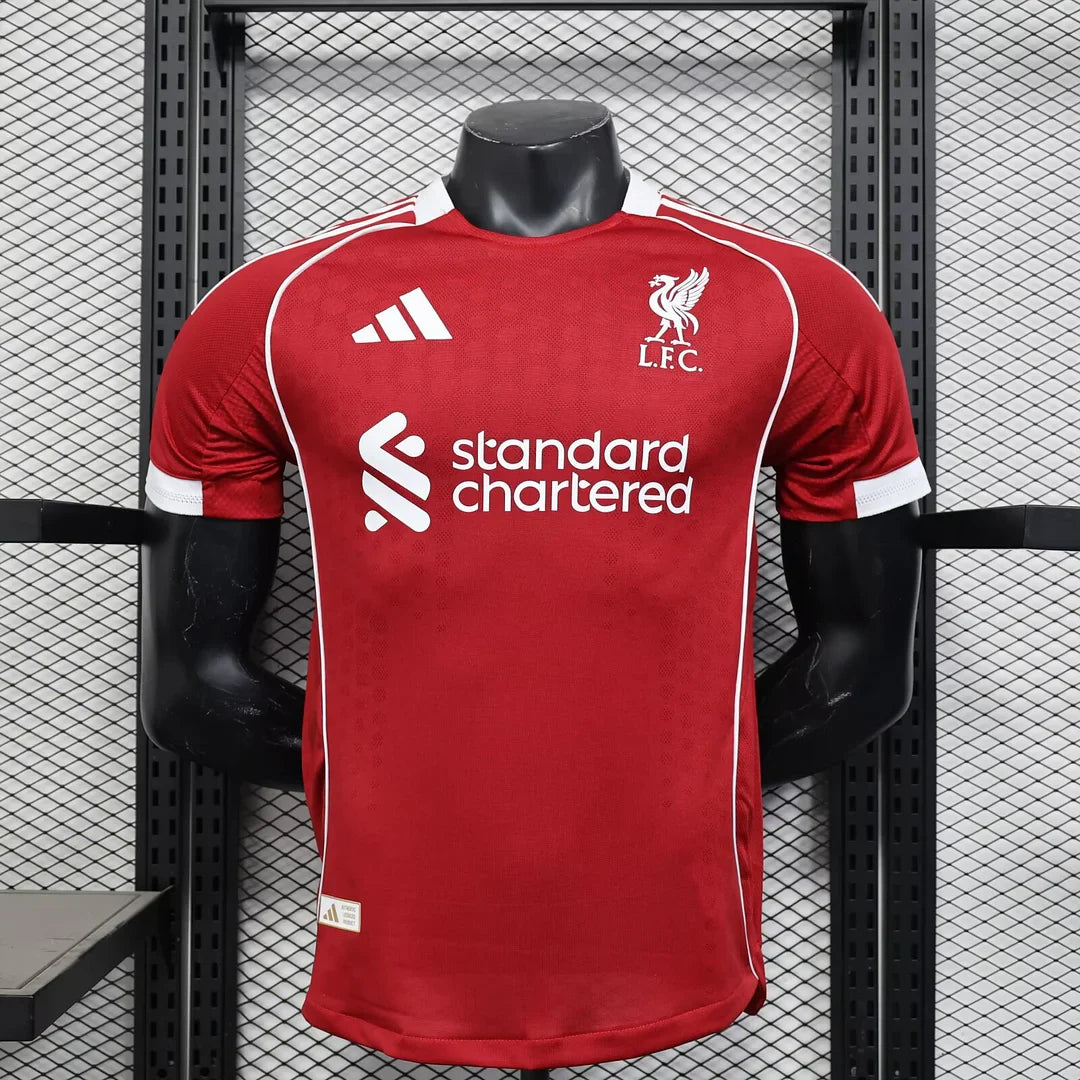 2025/2026 Liverpool Home Football Shirt - Player Version