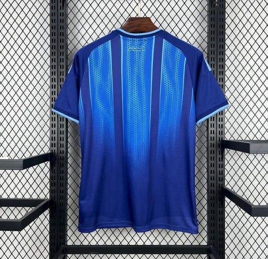 2026 Algeria World Cup Pre-Match Blue Football Shirt