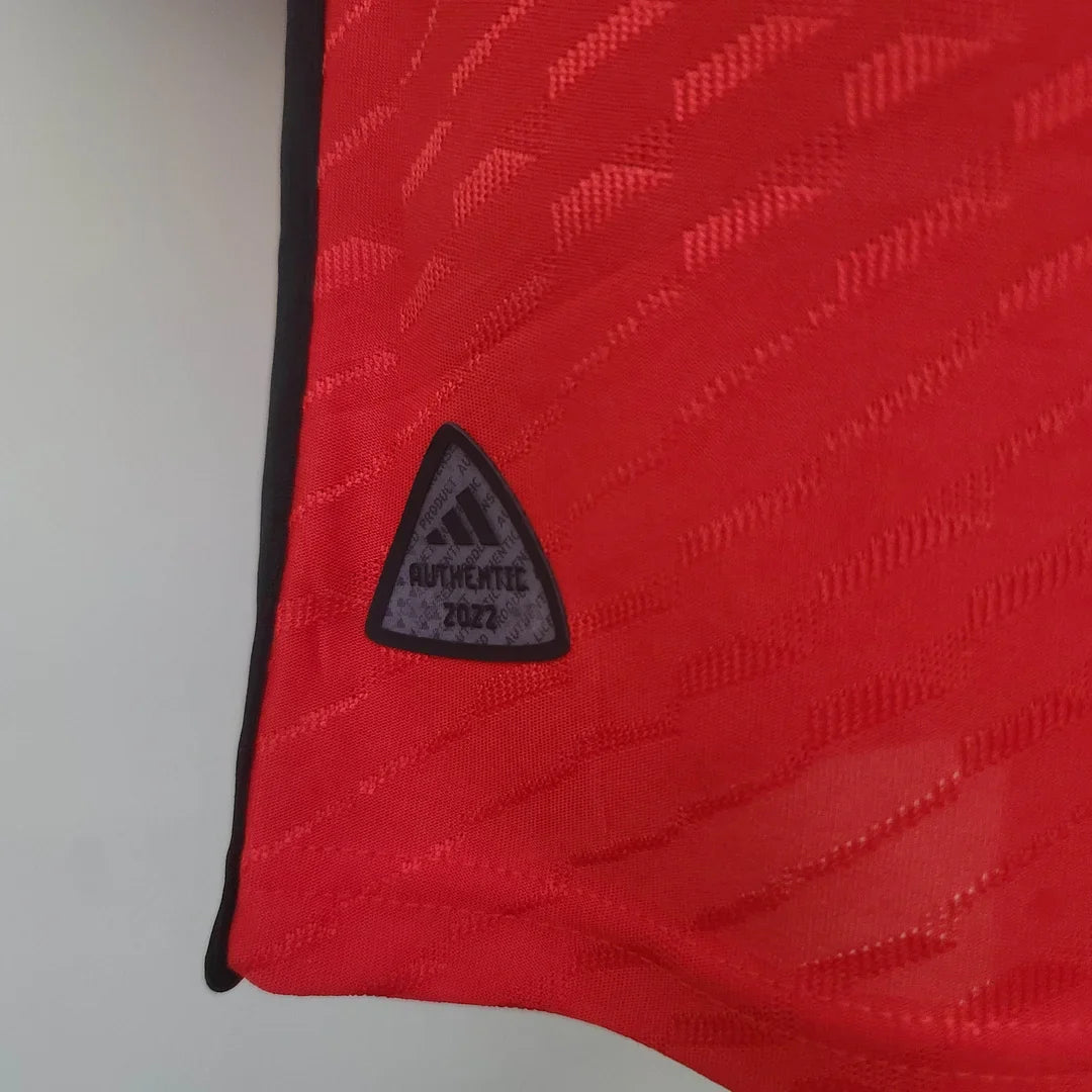 2022 FIFA World Cup Belgium Home Football Shirt - Player Version