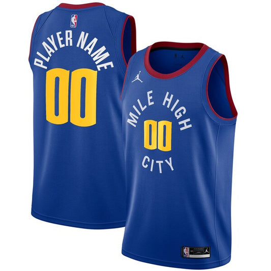 Denver Nuggets Jordan Brand 2020/21 Swingman Jersey - Statement Edition - Blue