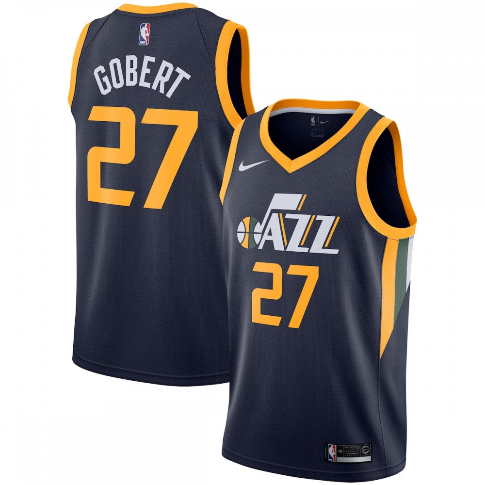 Utah Jazz Nike Swingman Custom Jersey Navy - Icon Edition