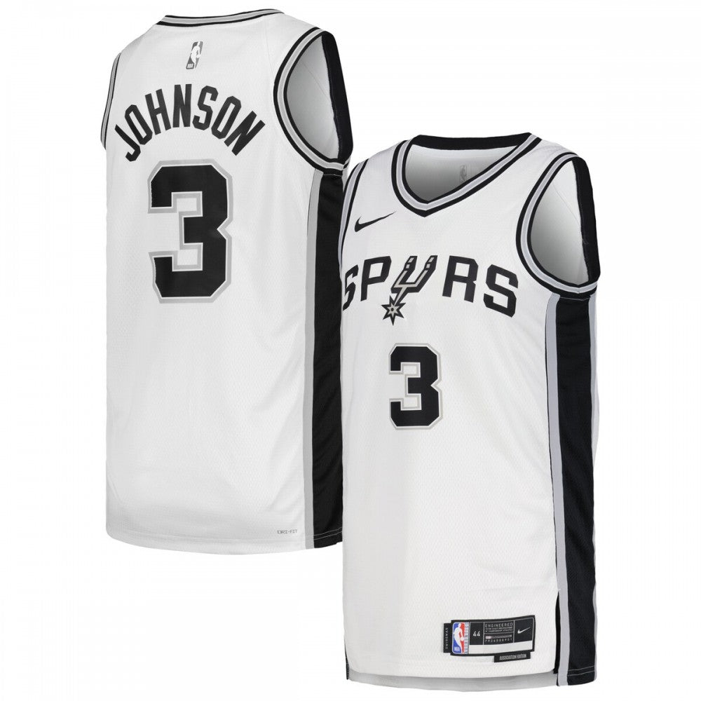 San Antonio Spurs Nike Unisex 2022/23 Swingman Custom Jersey White - Association Edition
