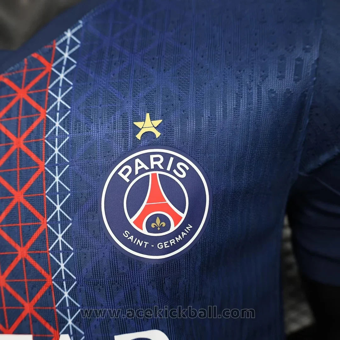 2025/2026 PSG Player Version Paris Saint-Germain Home Champions League Edition Football Shirt